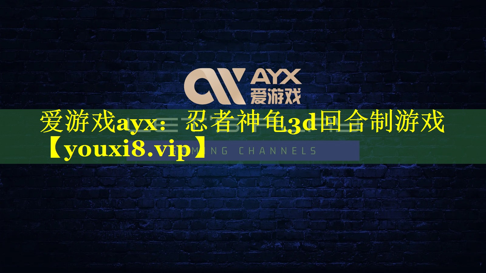 爱游戏ayx：忍者神龟3d回合制游戏